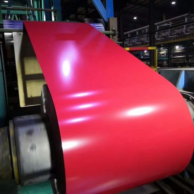 Colore rosso PPGI PPGL DX51D bobina di ferro galvanizzato preverniciato