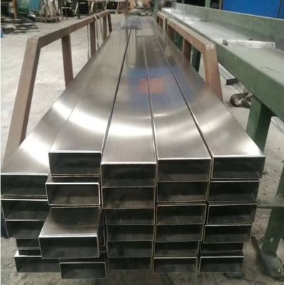 Forma rettangolare 201 tubo in acciaio inossidabile 50 x 100 x 1,5 mm