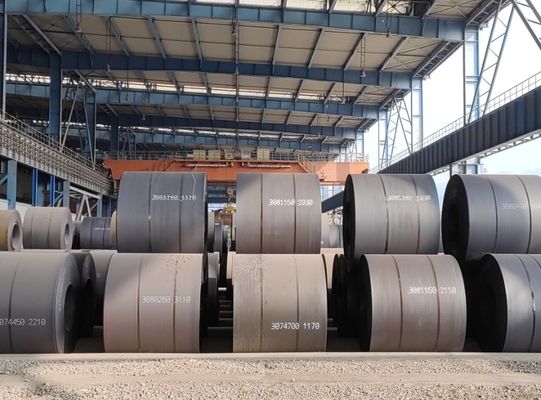 Q235 bobine di acciaio al carbonio laminate a caldo, inossidate e con olio 3-25 mm