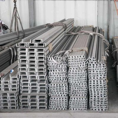Profili di acciaio inossidabile a caldo laminati in forma di C di grado 316 4&quot; x 2&quot; x 0,25&quot;