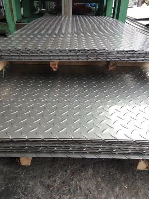 304 lamiere di acciaio inossidabile piastre di pavimento diamante 0,125 &quot;a 0,5&quot;