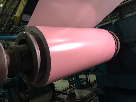 Colore rosa PPGI PPGL bobina in acciaio pre-tinto DC03 0,12-2 mm